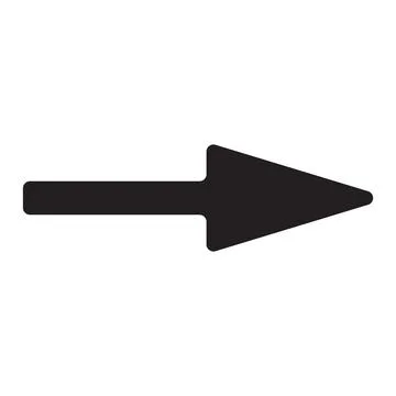 Black and white arrow. Vector Illustration. EPS10 Ilustración de archivo