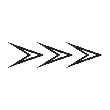Black and white arrow. Vector Illustration. EPS10 Ilustración de archivo