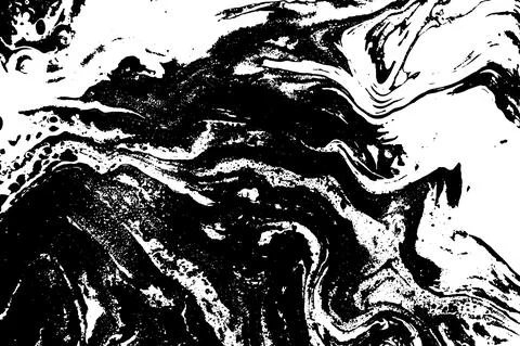 Black and white artwork marble texture. Vector illustration. イラスト素材