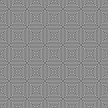 Black and white asian pattern Black and white decorative asian seamless sq... 写真素材
