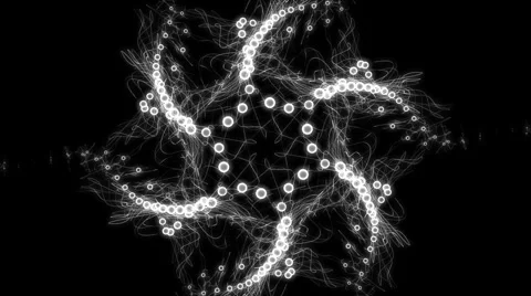 Black and White Background 03 (HD) Stock Footage 1004445