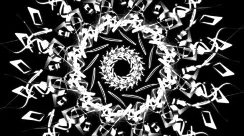 Black and White Background 04 (HD) Stock Footage 1007131
