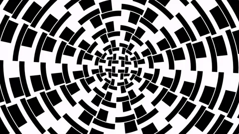 Black and white background. Abstract wallpaper.Seamless loop video. Stock Footage 266219701