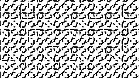 Black and white background. Abstract wallpaper.Seamless loop video. Stock Footage 266220070