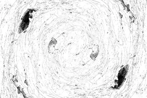 Black and White background. Abstract monochrome surface pattern of cracks, Stock Illustration