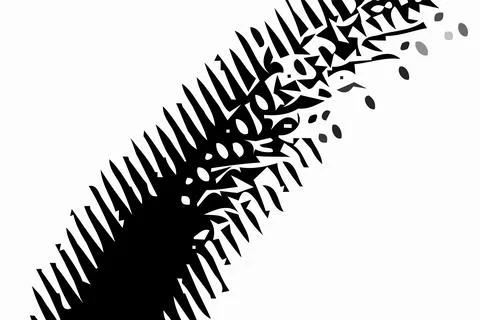 Black and white background. Abstract vector. Modern geometric design. 2D rend Stock Illustration
