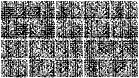 Black and white background with abstract knitted stripes, hand drawn Stock Illustration