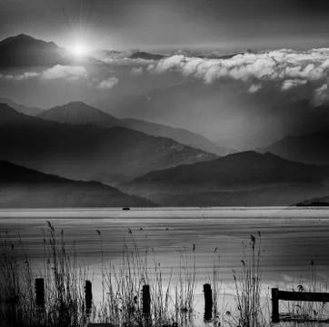 Black and white background for adv or others purpose use Stock Photos