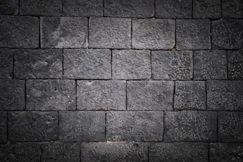 Black and white Background of brick wall Stock Photos