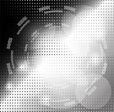 Black and white Background Circle Illustrazione stock