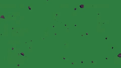 A black and white background with gry texture hole in it pile of broken Stock Footage 336855829