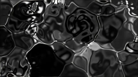 Black and white background of liquid wave textured pattern Stock Footage 123423342