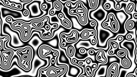 A black and white background with a lot of different shapes Stock Footage 248914384