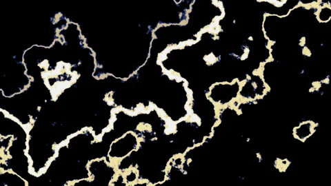 Black and white background with outline border country. Stock Footage 242358697
