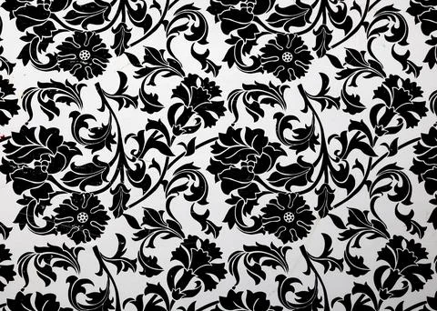 Black and white background, texture. Classic wallpaper Stock Illustration