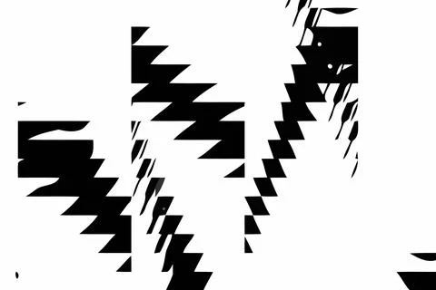 Black and white background. Vector graphic. 2D rendering digital illustration Stock Illustration