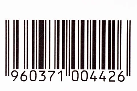 Black and white barcode Stock Photos