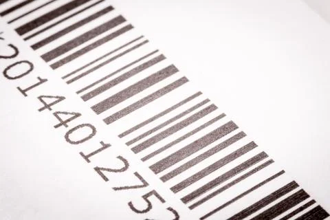 Black and white barcode Stock Photos