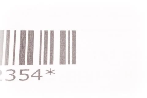 Black and white barcode Foto stock
