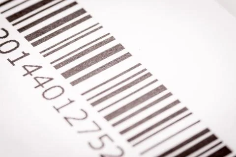 Black and white barcode Stock Photos