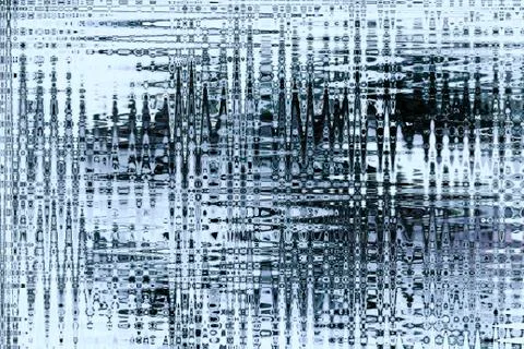 Black and white blurred texture like fabric. Patterned illustration イラスト素材