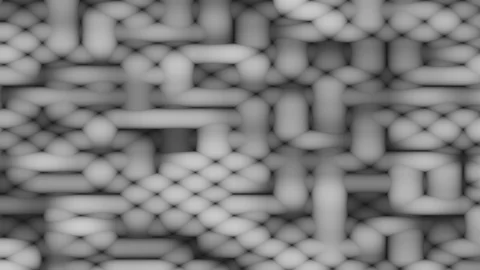 Black and white bokeh background flare shapes looks like hearts vessel Stock Footage 100545485