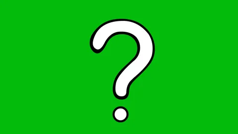 Black and white bounce interrogation question mark animation Stock-Footage 332660271