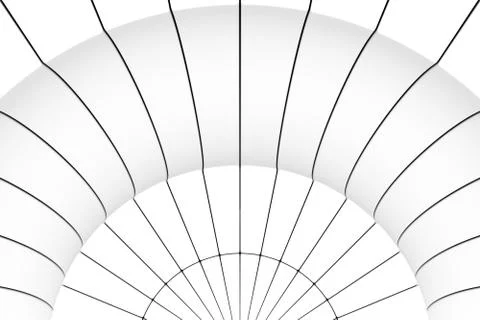 Black and white boxes in a circle abstract background 3D render illustration Stock Illustration