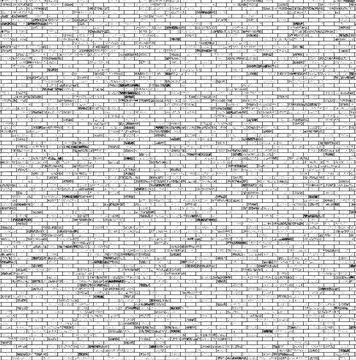 Black and white brick wall pattern background Stock Illustration