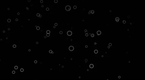 Black and White Bubbles Stock Footage 43240406