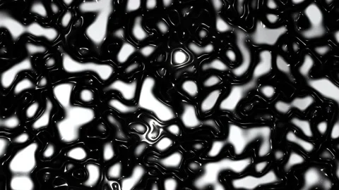 Black and white bunch of bubbles. Infinitely looped animation Stock Footage 223199406