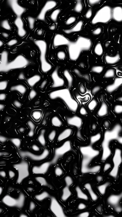 Black and white bunch of bubbles. Vertical looped video Video stock 228027120