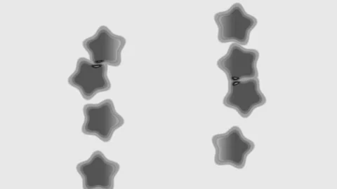 Black and White Cellular Pattern Background Seamless Loop Stock Footage 341784733