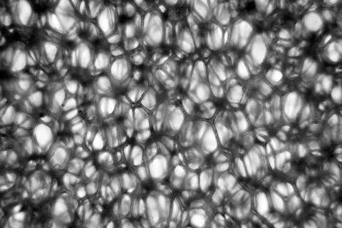Black and white cellular structure  polyurethane,  red-hot, metal Stock Photos