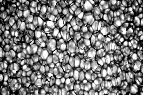Black and white cellular structure  polyurethane,  red-hot, metal Stock Photos