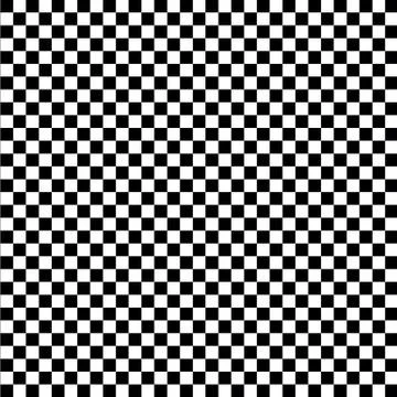 Black and white check pattern seamless. background, wallpaper texture Stock Illustration