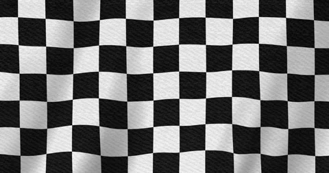 Black and white checked winner flag background with seamless loop Stock Footage 310310877