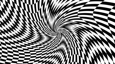 Black and white checker pattern, checkered chessboard, grid and mesh texture Stock Footage 259945988