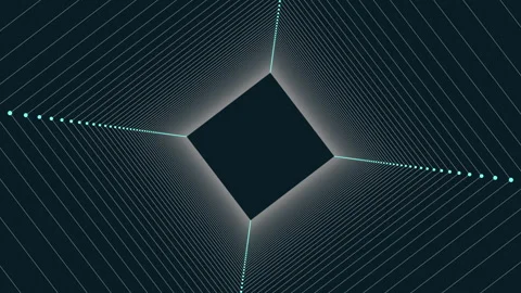 Black and white checkerboard pattern with center square Stockbeeldmateriaal 300765278