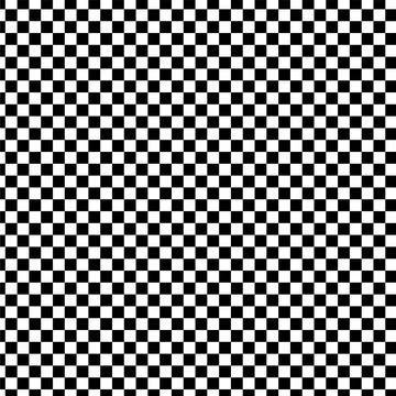 Black and White Checkerboard Pattern Seamless Texture Stock Illustration