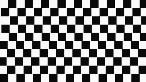 Black and white checkerboard pattern abstract design Stock Illustration