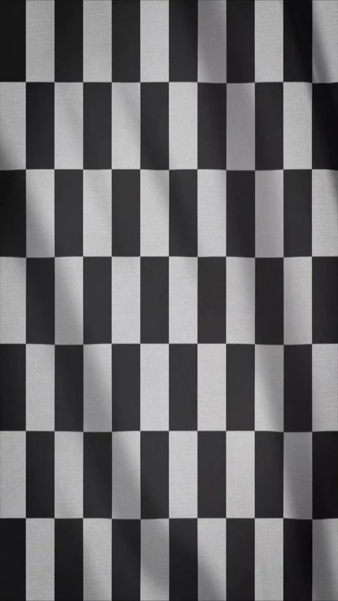 Black and white checkered background. Looping cinematic texture Stock Footage 339778497