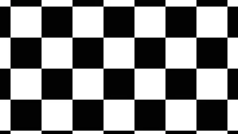Black and white checkered pattern animation Stock Footage 145792054