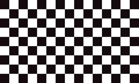 The black and white checkered pattern Stock Illustration