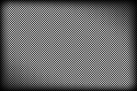 Black and white checkered pattern background with vignette. Vector illustration 스톡 일러스트