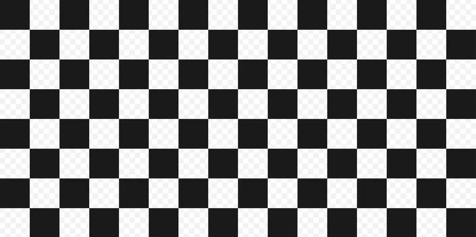 Black and white checkered pattern. Stock-Illustration