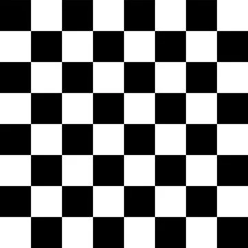 Black and white chess pattern with classic alternating squares. Perfect for Stock Illustration