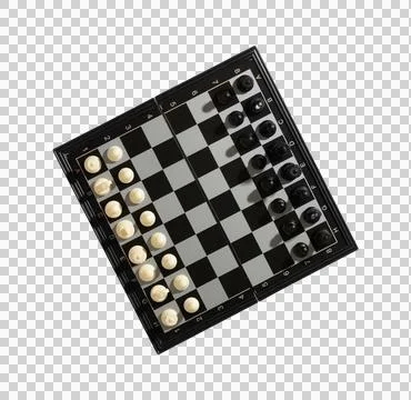 Black and White Chess Set PNG Stock Photos