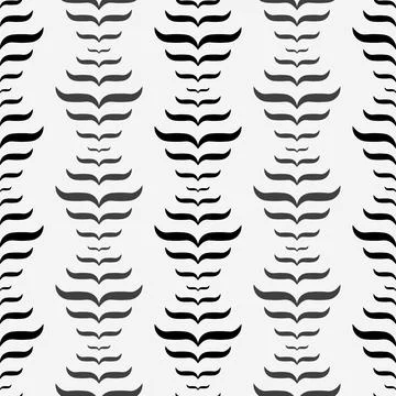 Black and white chevron pattern, seamless texture background eps Illustrazione stock