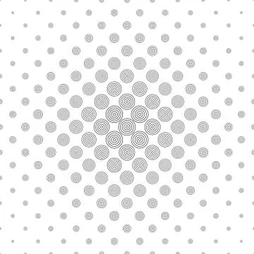 Black and white circle pattern Stock Illustration